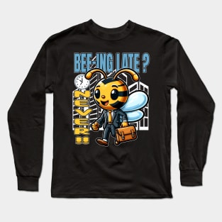 Beeing Punctual, Timely Buzz in the City Long Sleeve T-Shirt